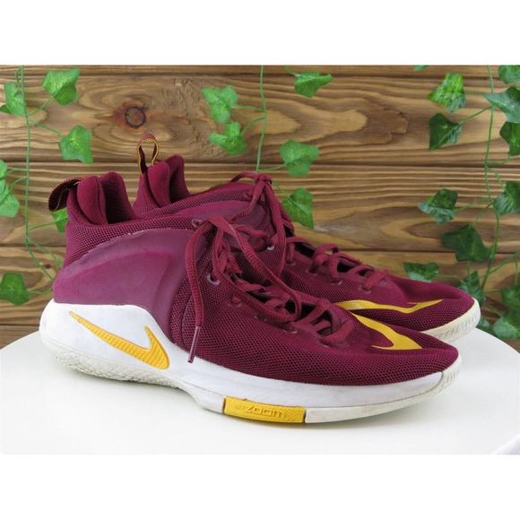 Nike Sz 8 Sneaker‎ Red Synthetic Men Lebran James Medium (D, M) Athletic - Picture 4 of 10